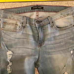 SOLD - Angry Rabbit light denim skinnies
